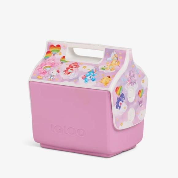 NEW! Pink Hello Kitty Care Bears 7QT Igloo Cooler Ice Chest Picnic - Picture 2 of 7